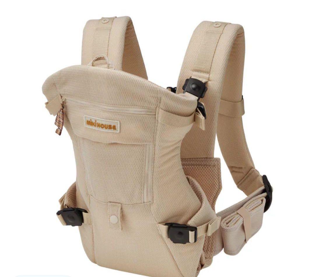 試着のみ♪ミキハウス / MikiHOUSE / 抱っこ紐 / ベージュ保証書付