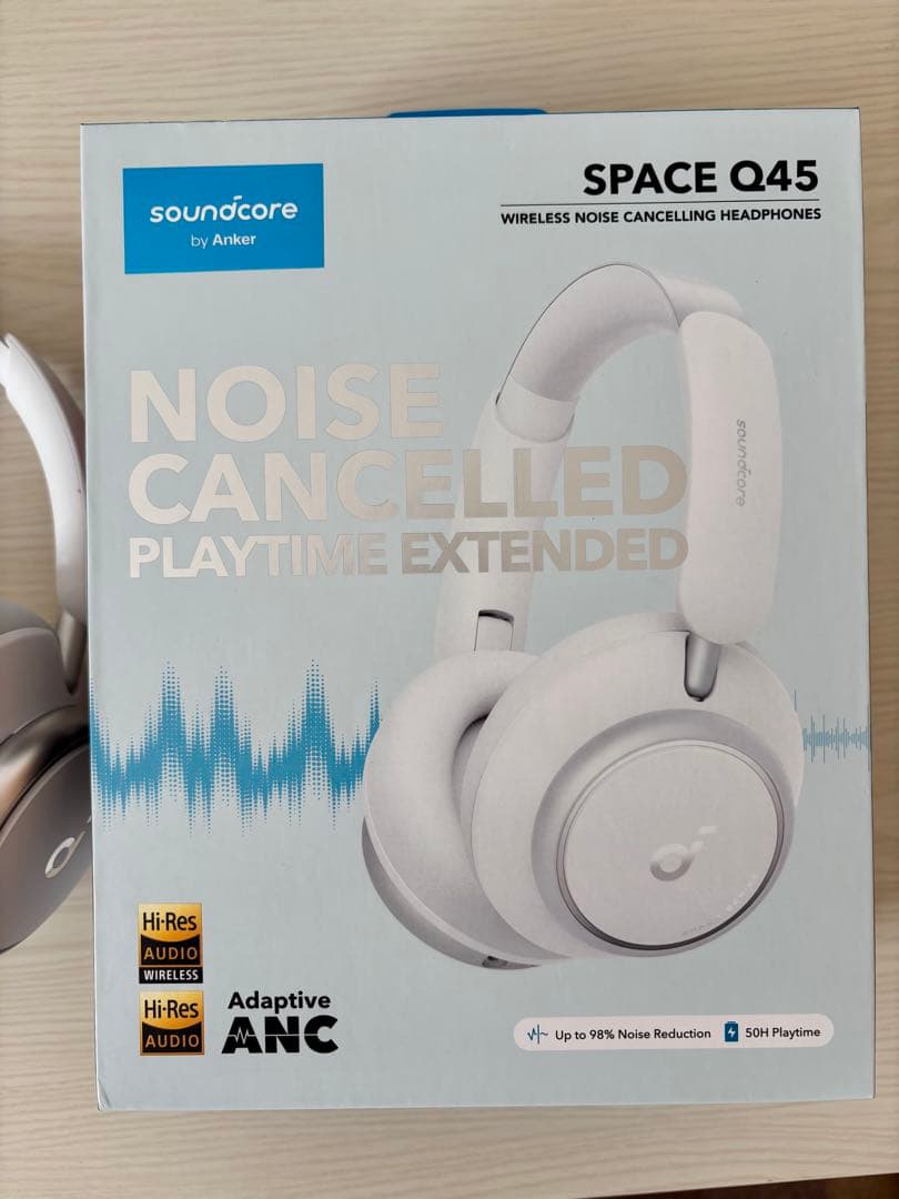 【箱・ケース付き】soundcore SPACE Q45 ワイヤレスヘッドホン