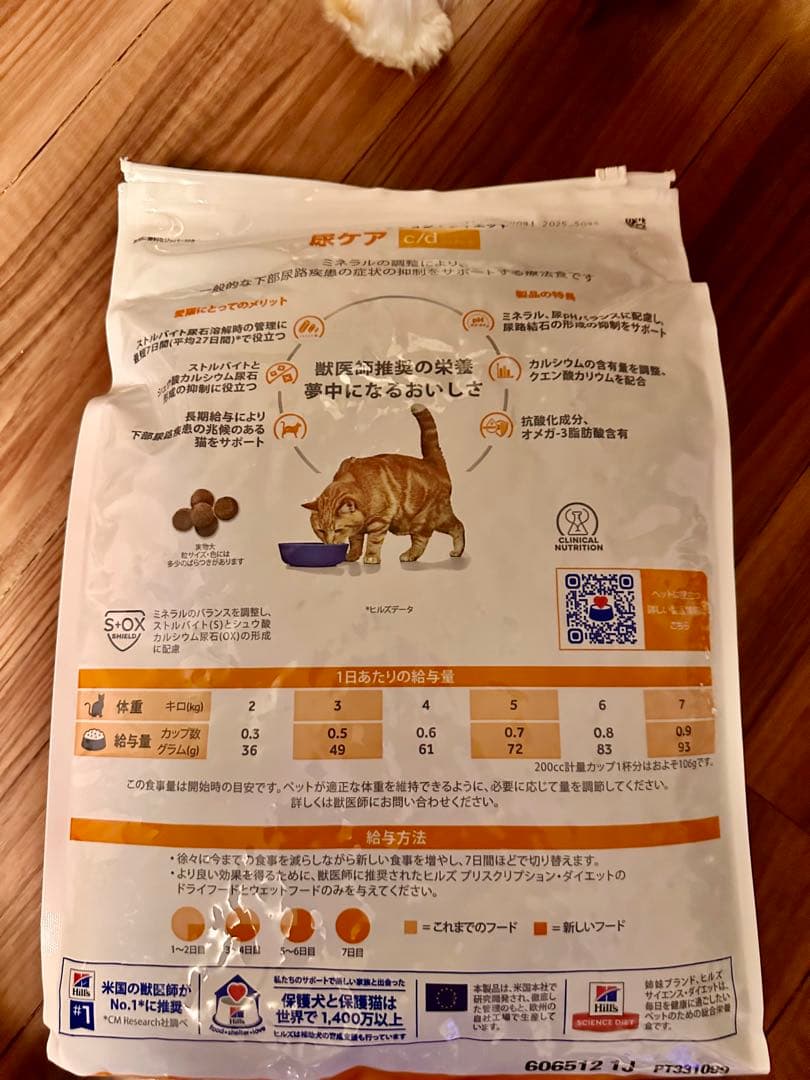 ヒルズ c/d 尿ケア 4kg 猫用