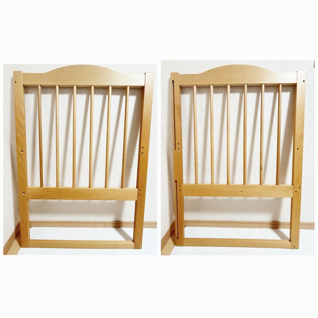 【綺麗✨送料込み❣️】石崎家具　スリーピーベビーベッド　ツースライドベッド⭐︎