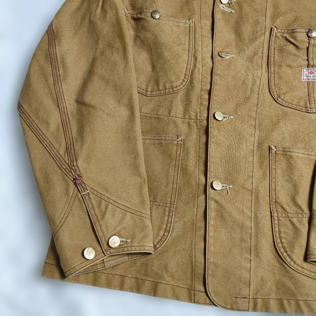 TKTG　シュガーケーン カバーオール　ブラウンダック ジャケット