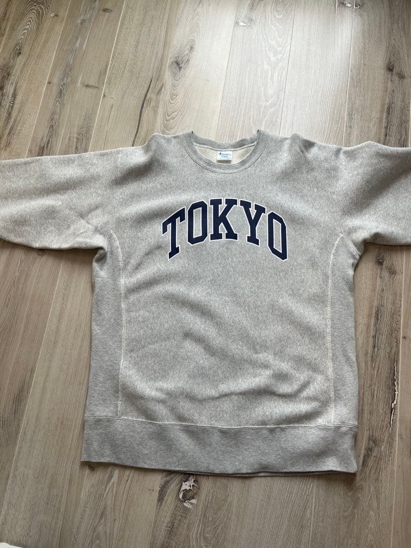 チャンピオンリバースウィーブ　beams TOKYOプリント サイズXL