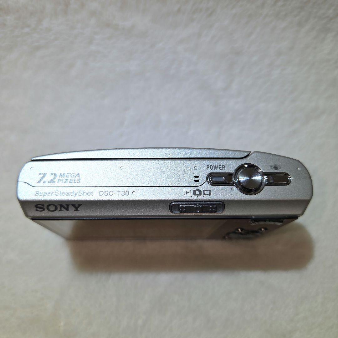 ソニー SONY Cyber-shot DSC-T30 デジカメ シルバー