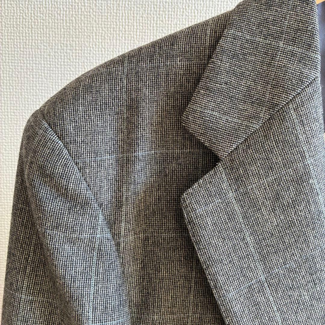 【美品】ポロバイラルフローレン ウール100% テーラードジャケット 冬 グレー