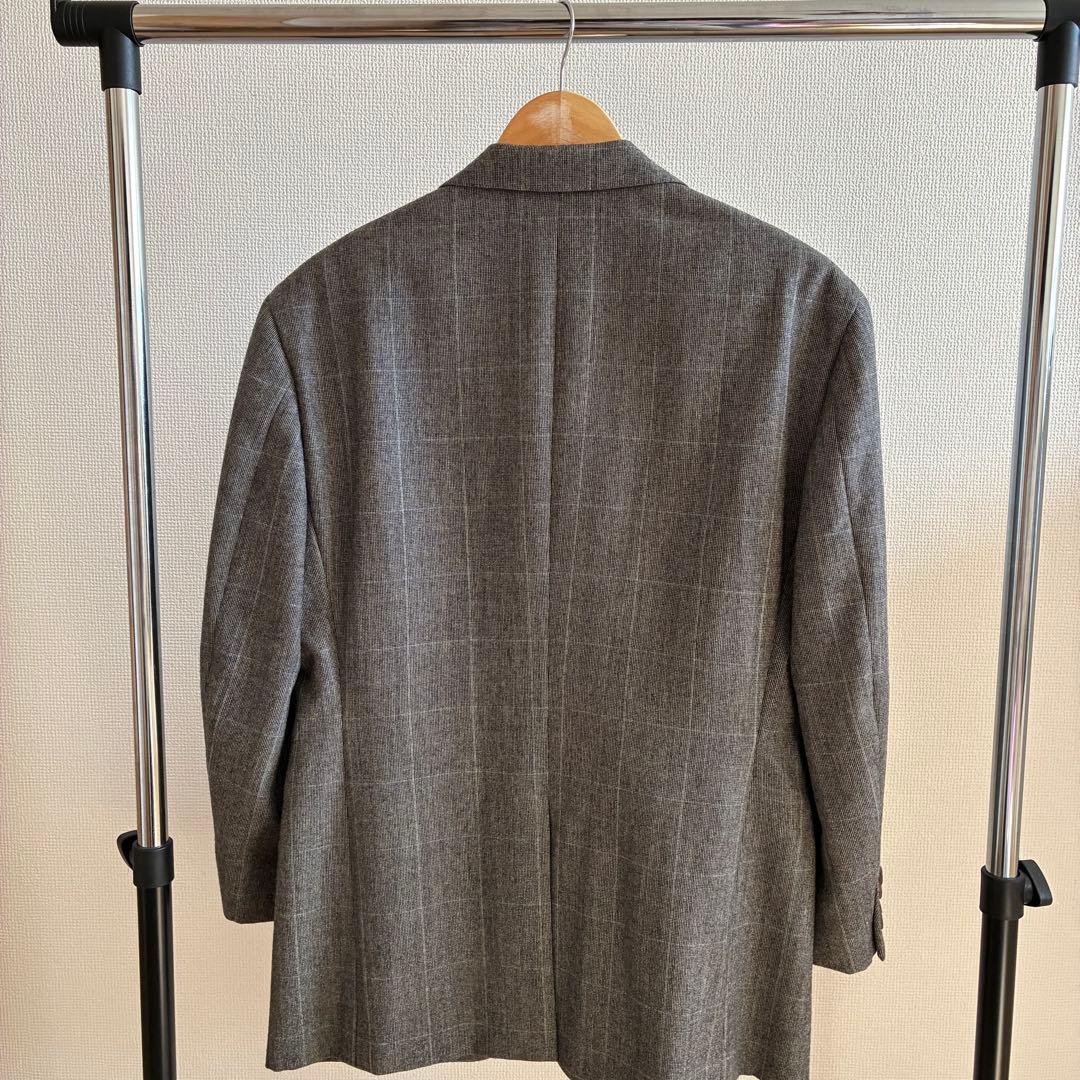 【美品】ポロバイラルフローレン ウール100% テーラードジャケット 冬 グレー