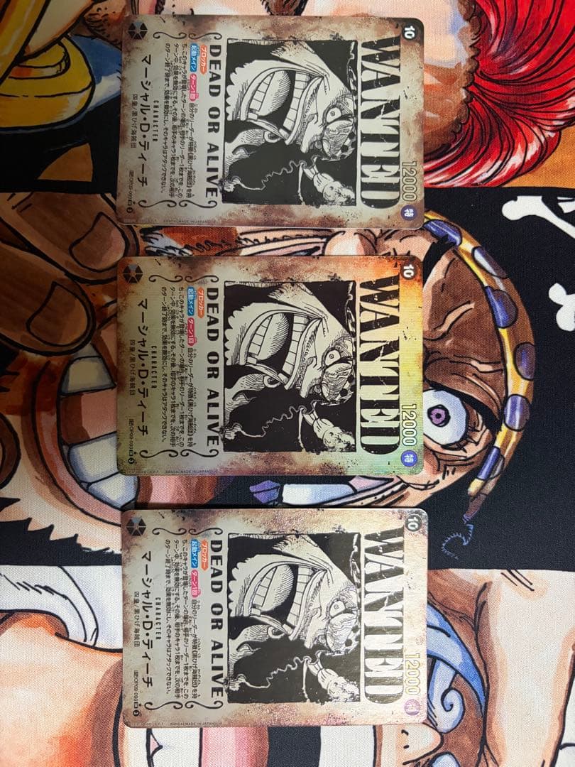 ワンピースカード　ティーチ 手配書SP おれの時代だ　SP 6枚セット