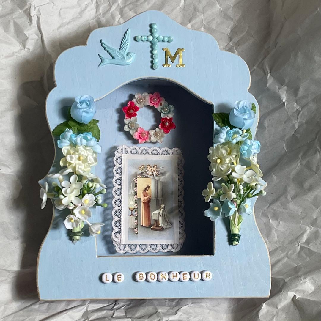 MICHU COQUETTE ミチュコケット　祭壇　キリスト　小鳥　花