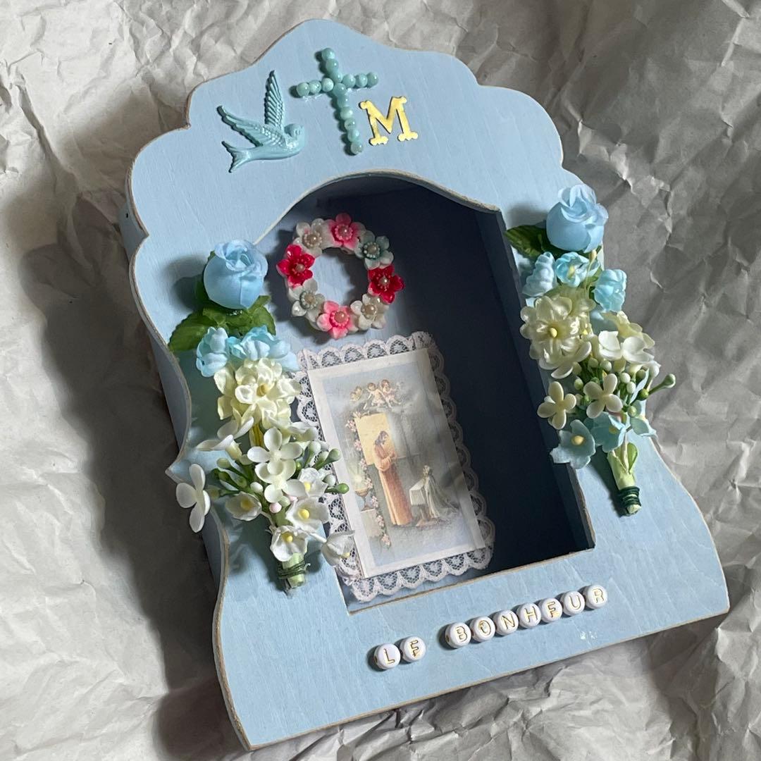 MICHU COQUETTE ミチュコケット　祭壇　キリスト　小鳥　花