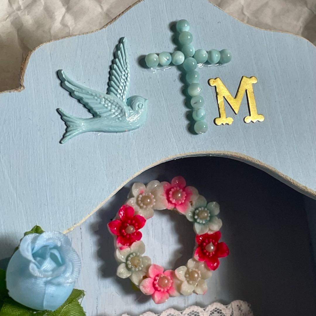 MICHU COQUETTE ミチュコケット　祭壇　キリスト　小鳥　花