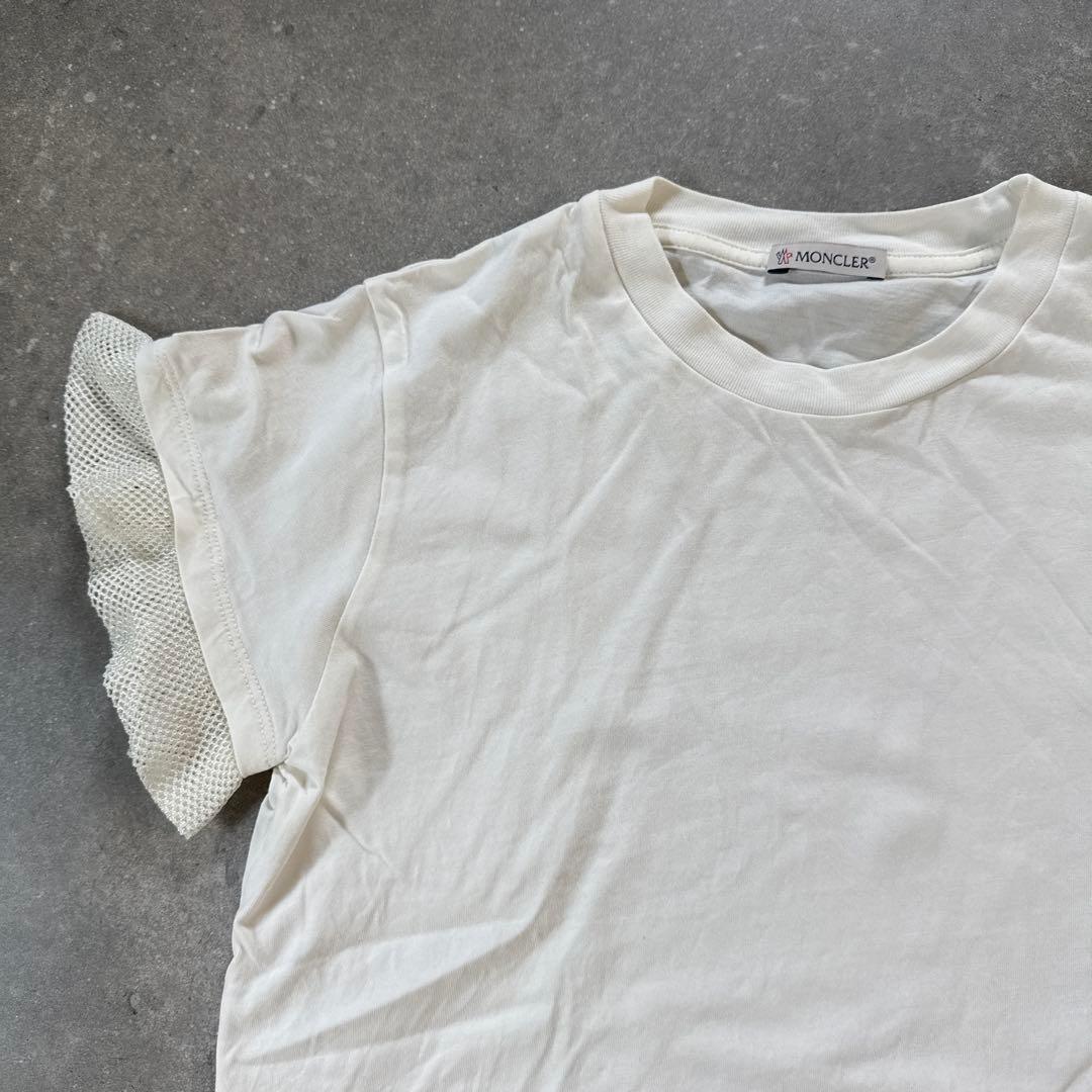 MONCLER ホワイト Tシャツ