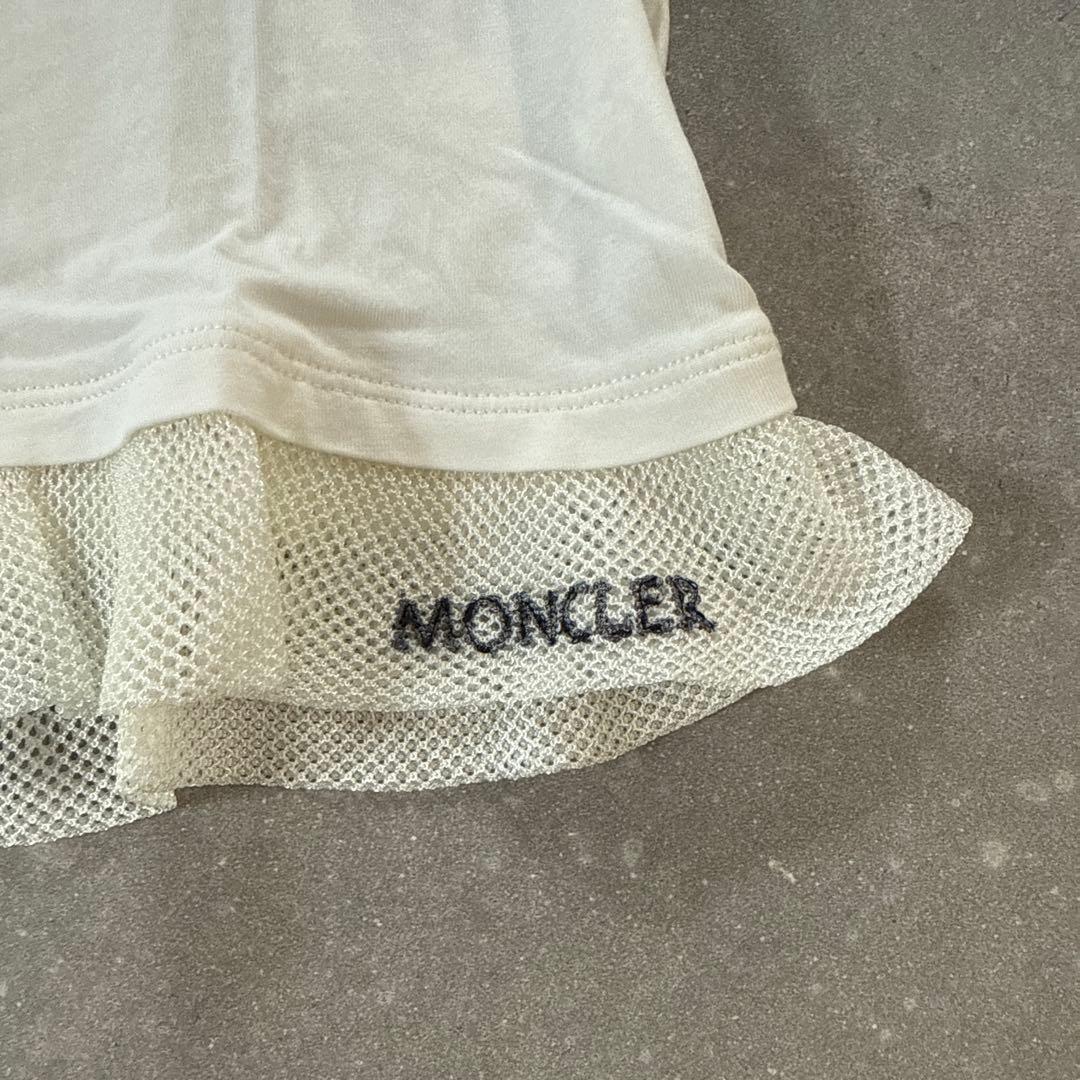 MONCLER ホワイト Tシャツ