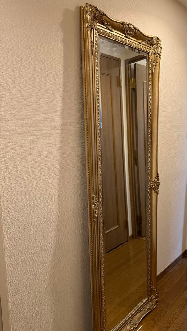 ビーカンパニー　アンティーク調　姿見