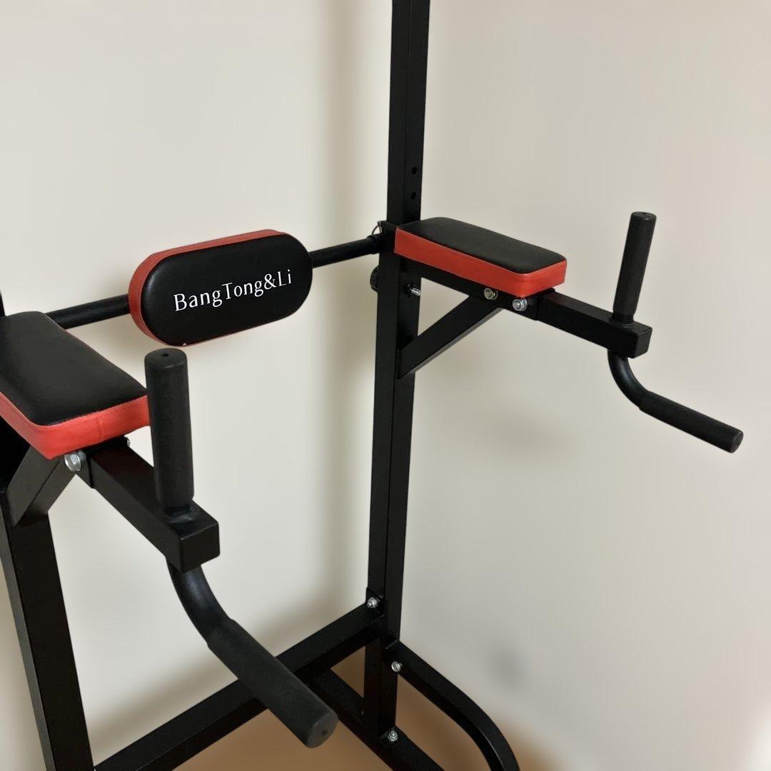 BangTong&Li スタンド型 ぶら下がり健康器 レッド
