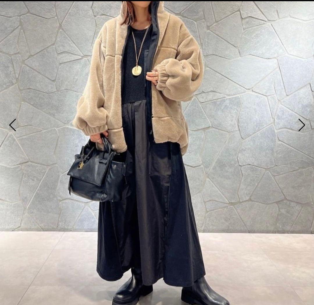 GENヤマダヤ　新品　CLOVE バイピングボアブルゾン　オーバーサイズ