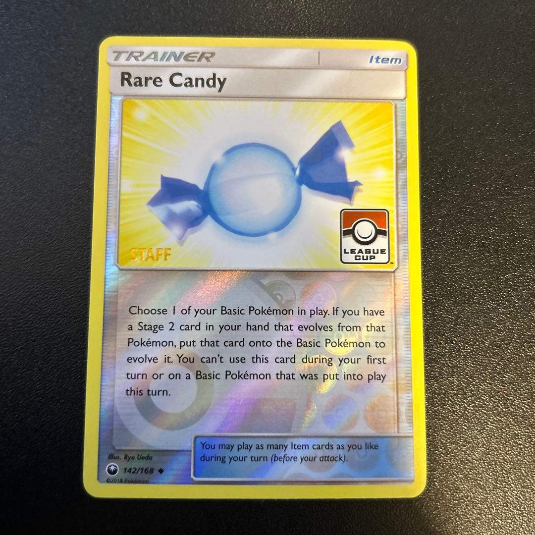 Rare Candy 142/168 League Cup Staff プロモ
