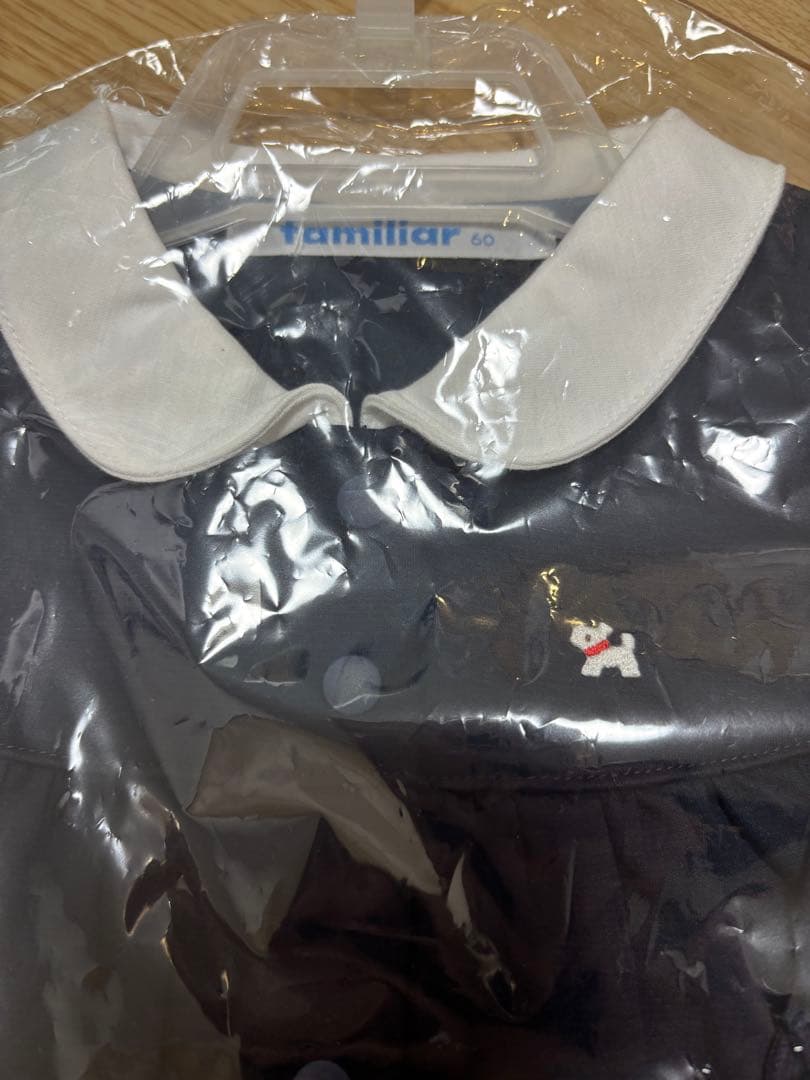 新品未使用　familiar ファミリア　ロンパース