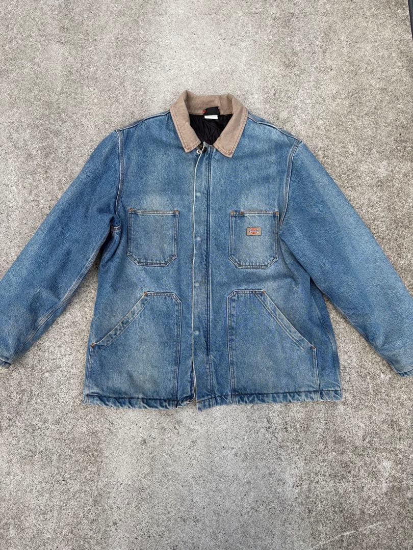 ディッキーズ　デニムカバーオール コーデュロイ