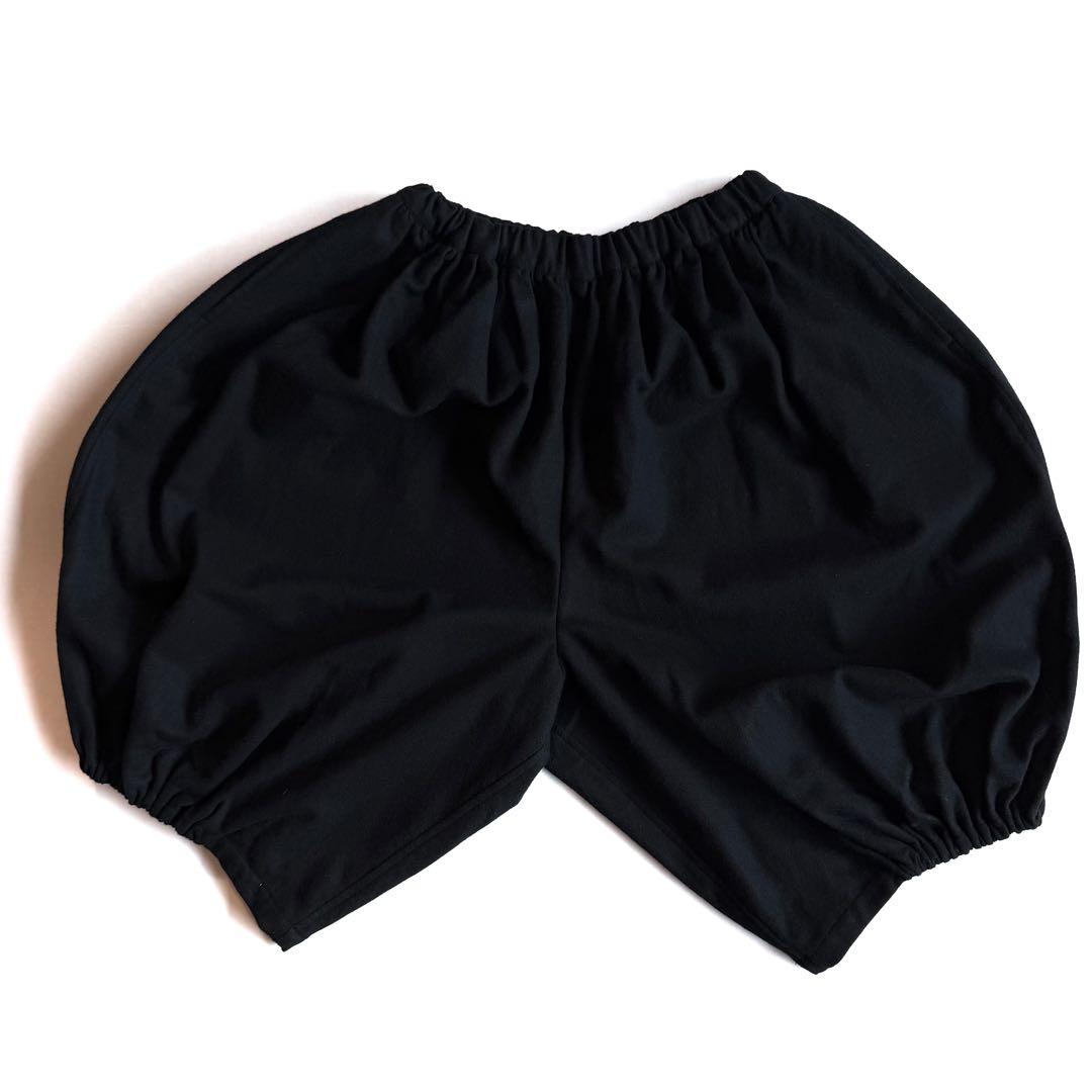 《美品》コムデギャルソン コムコム ワイド バルーンパンツ ウール ブラック