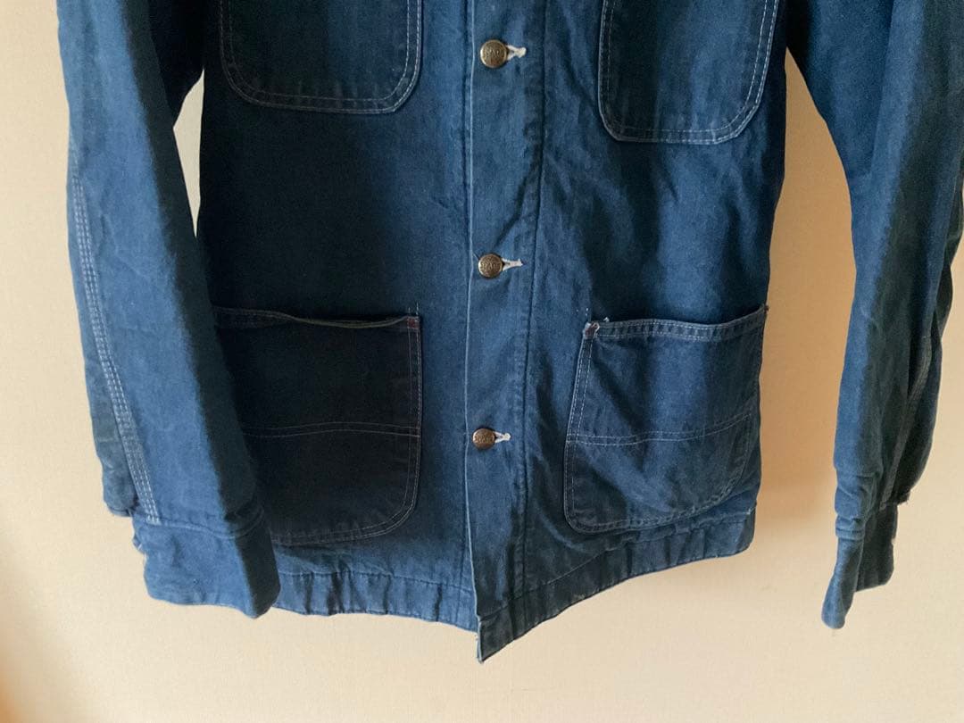 パ*ー様 70s sears デニムジャケット カバーオール ブランケット ビン