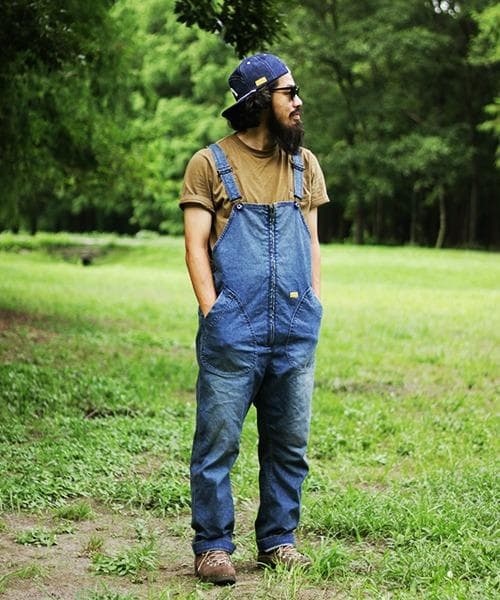 NATAL DESIGN センタージップオーバーオール Lサイズ