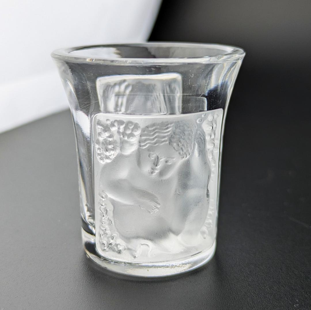 生命の芸術★ラリック アンファン ショットグラス 4個セット アールデコフランス