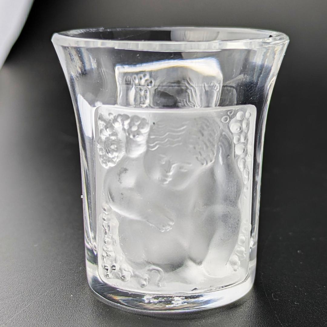 生命の芸術★ラリック アンファン ショットグラス 4個セット アールデコフランス