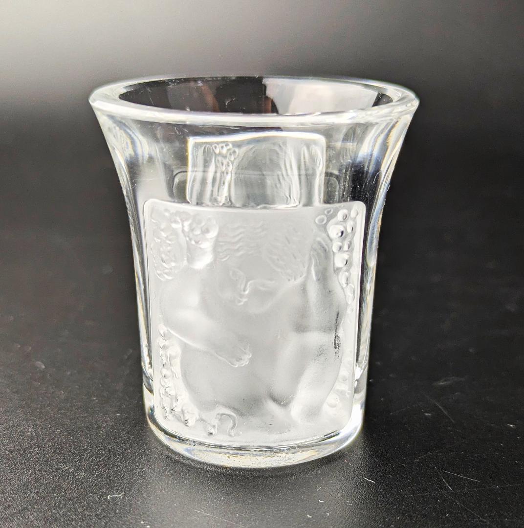 生命の芸術★ラリック アンファン ショットグラス 4個セット アールデコフランス