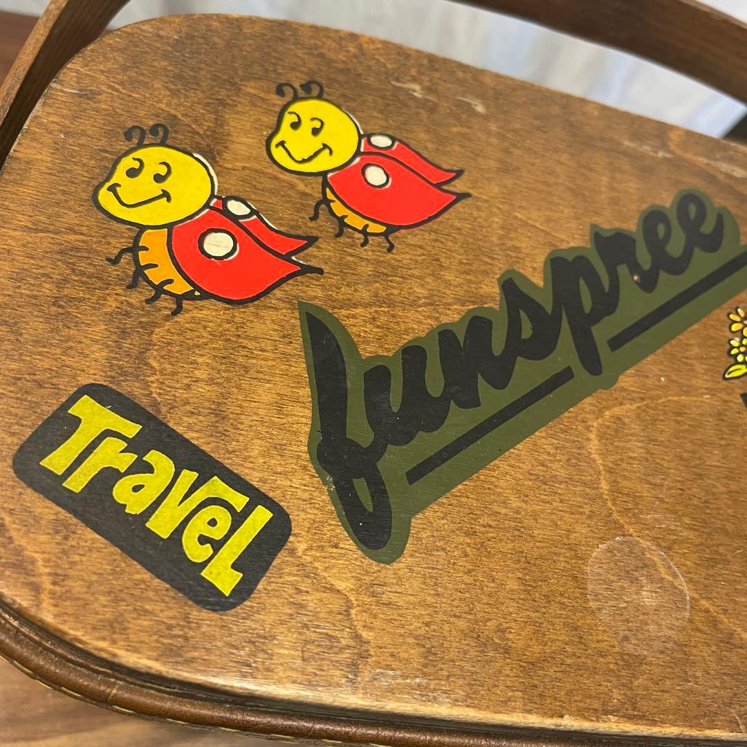 カロナンバスケット トラベルシリーズ 鏡付 希少 ヴィンテージ