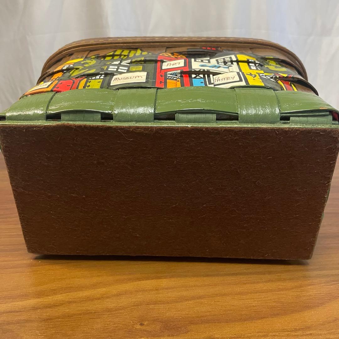 カロナンバスケット トラベルシリーズ 鏡付 希少 ヴィンテージ