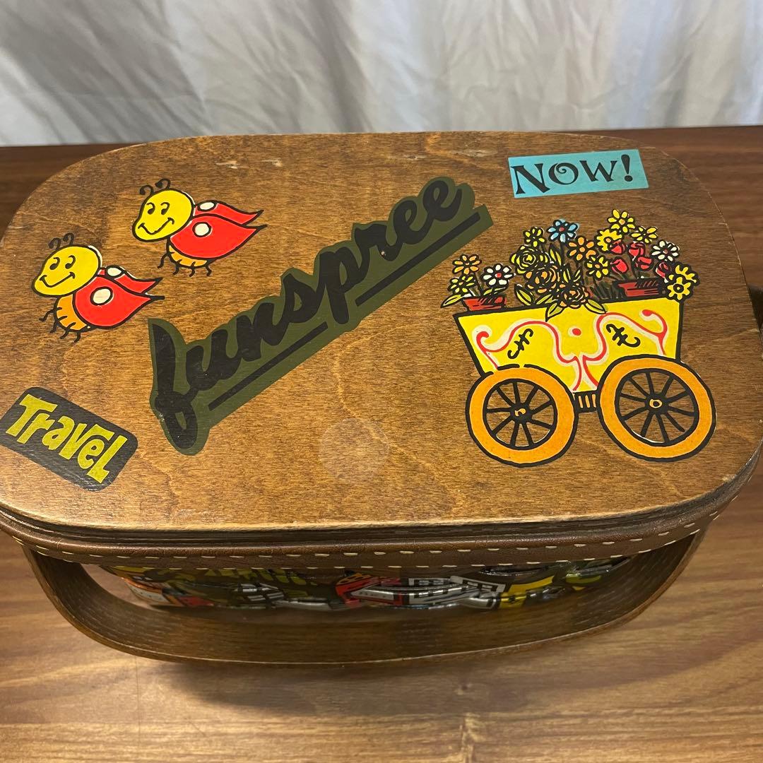 カロナンバスケット トラベルシリーズ 鏡付 希少 ヴィンテージ