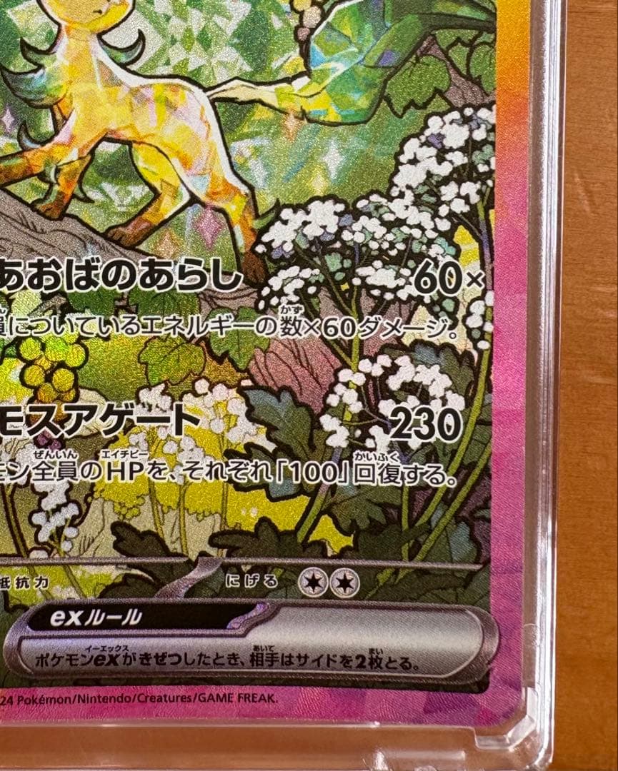 リーフィアex SAR 2枚セット　マグネットローダー付き