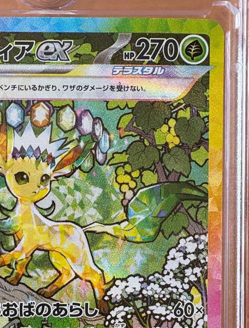 リーフィアex SAR 2枚セット　マグネットローダー付き