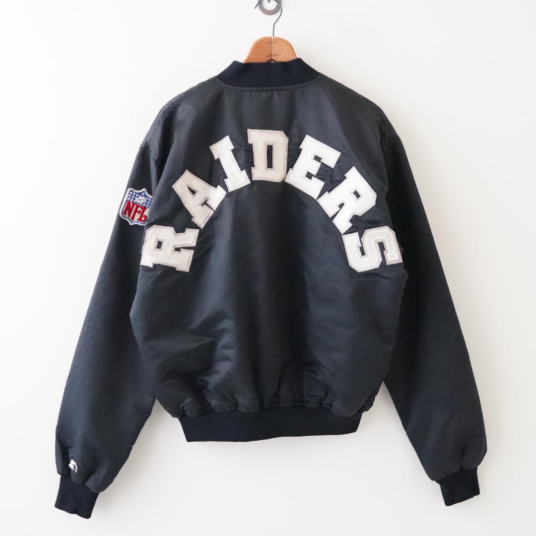 美品 80s NFL ボンバージャケット スタジャン XL レイダース 2882
