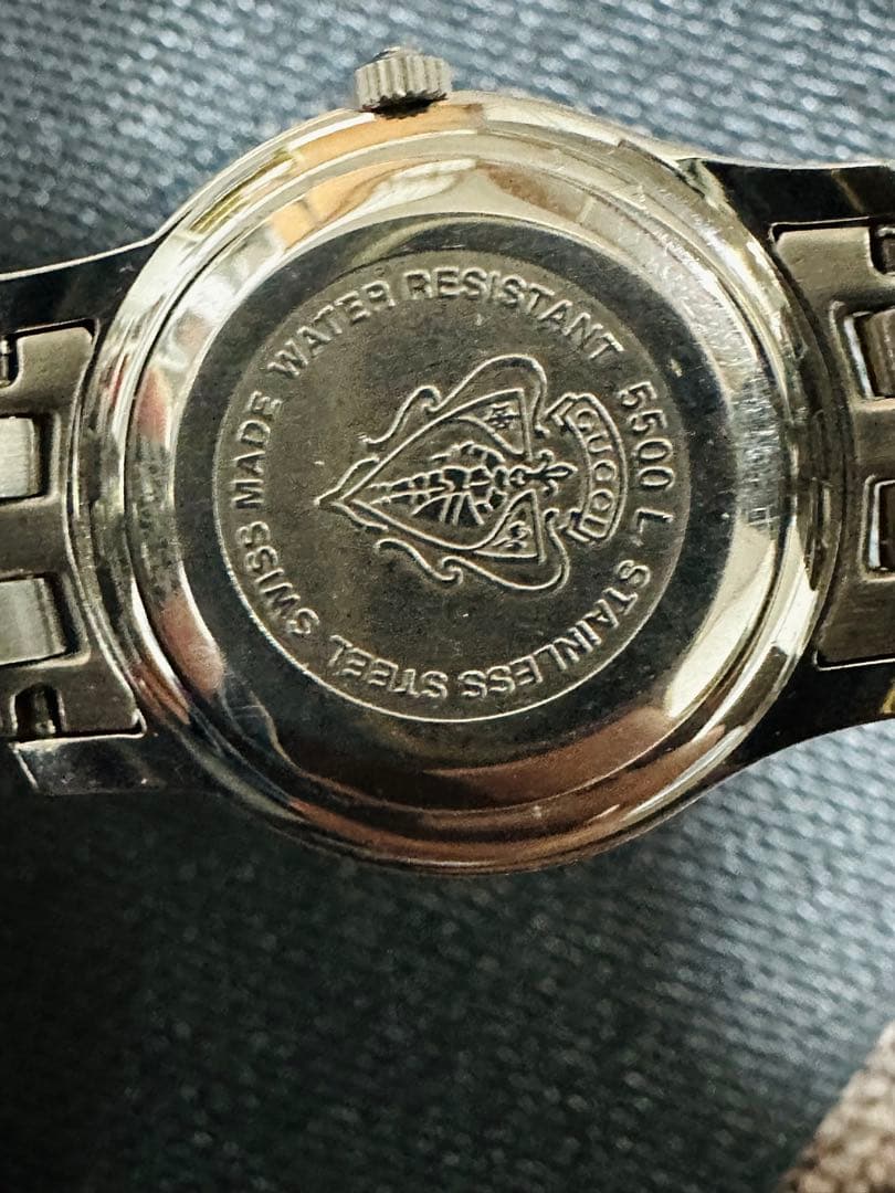 グッチ 腕時計 11Pダイヤ 5500L デイト SS レディース 稼働品