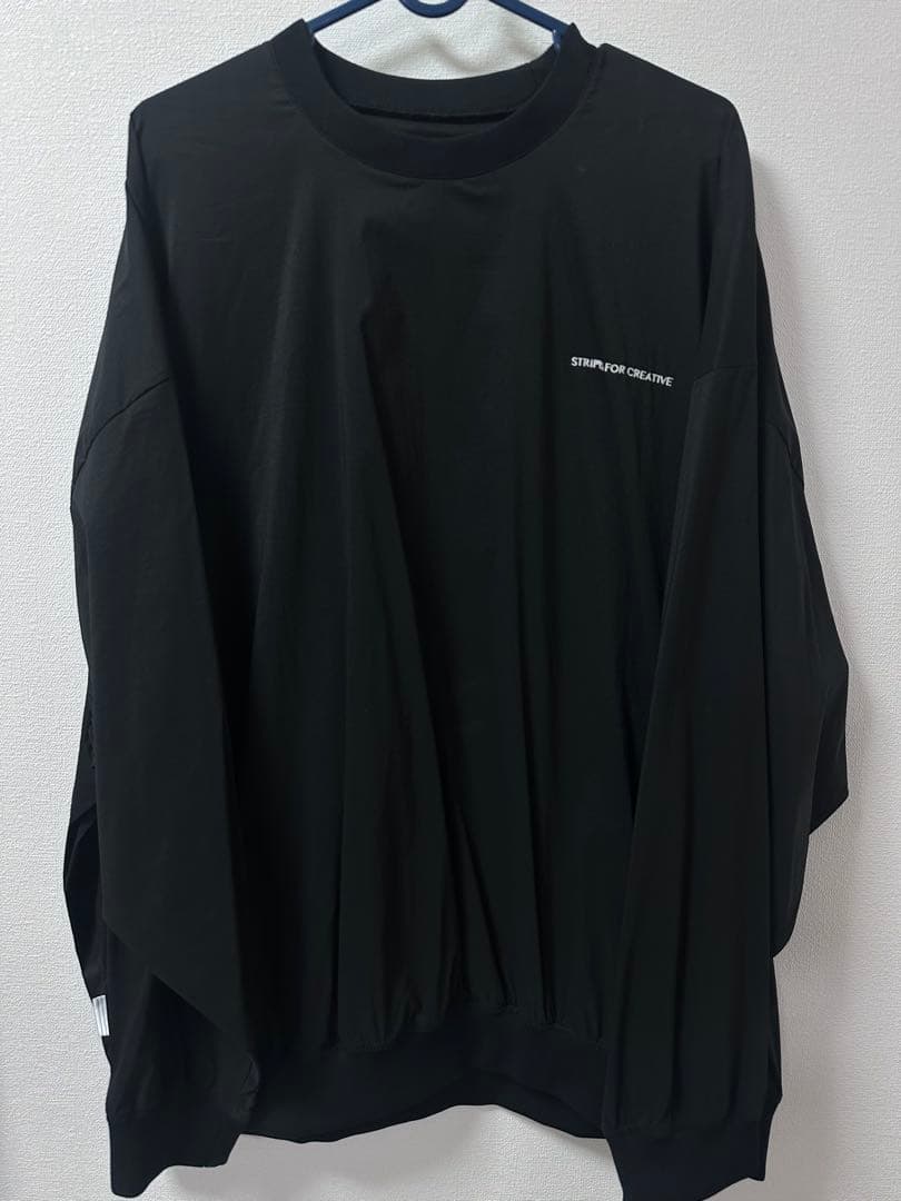 【L】S.F.C NYLON CREW SFC ナイロン クルー ブラック