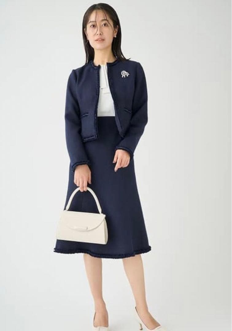 セルフォード ツイードペプラムジャケット 入園式　入学式 38