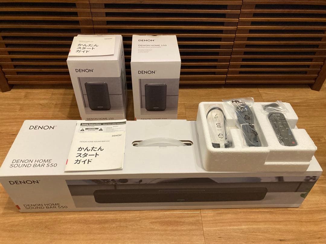 DENON サウンドバー & サラウンドスピーカーセット