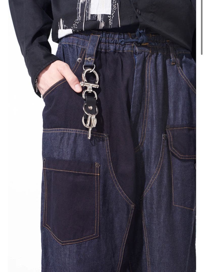 小物 S'YTE BAR STYLE LEATHER STRAP KEY FLOCK