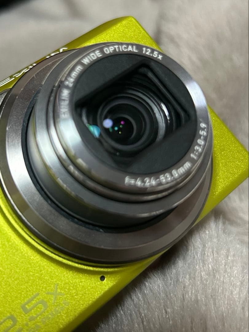 美品 デジカメ CASIO EX-ZS150 グリーン 12.5倍ズーム