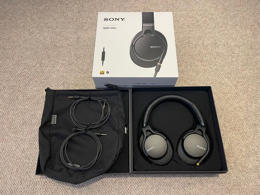 美品 SONY MDR-1AM2 有線ヘッドホン ハイレゾ対応