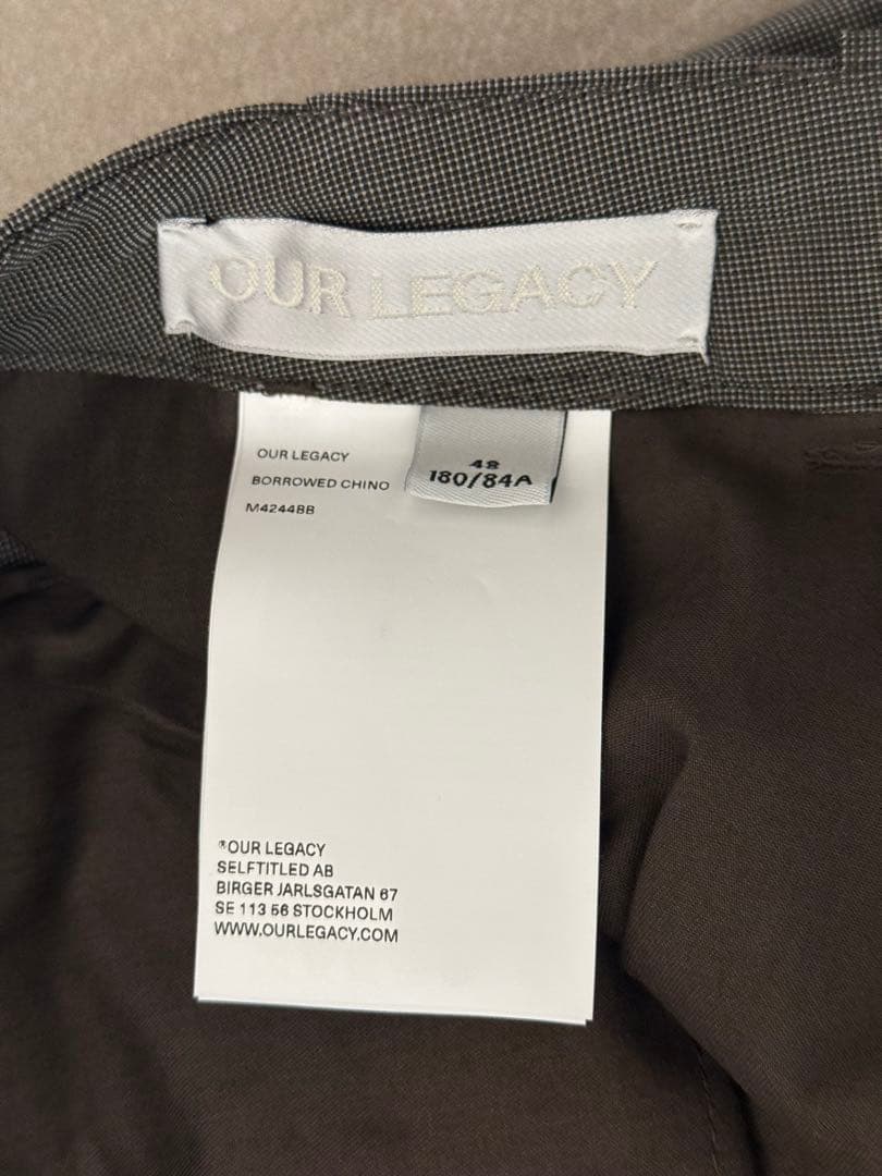 our legacy ワイドスラックス