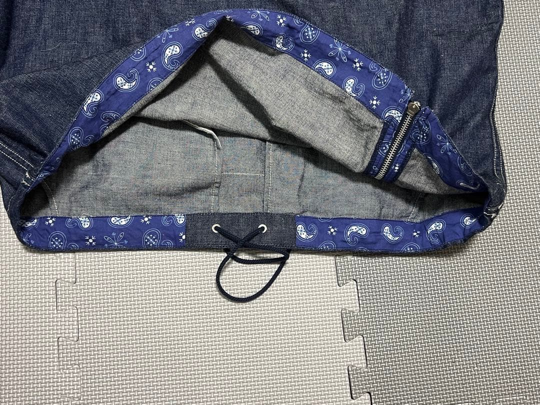 DENHAM ハーフジップ　プルオーバー