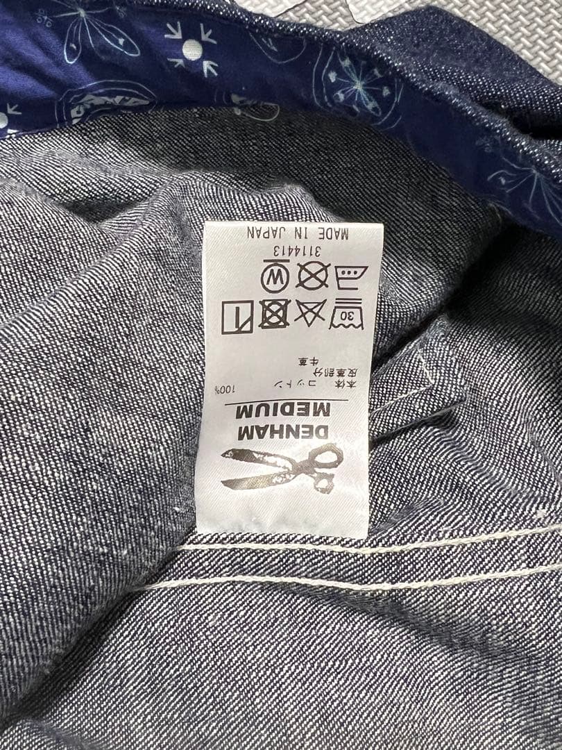 DENHAM ハーフジップ　プルオーバー