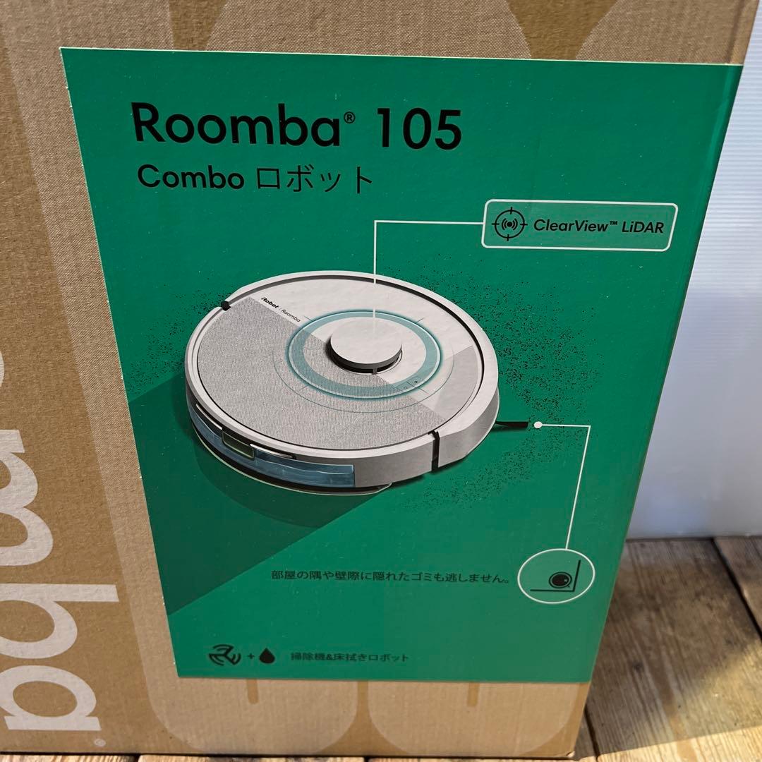 新品未使用品Roomba 105 Combo ロボット掃除機　保証書付き