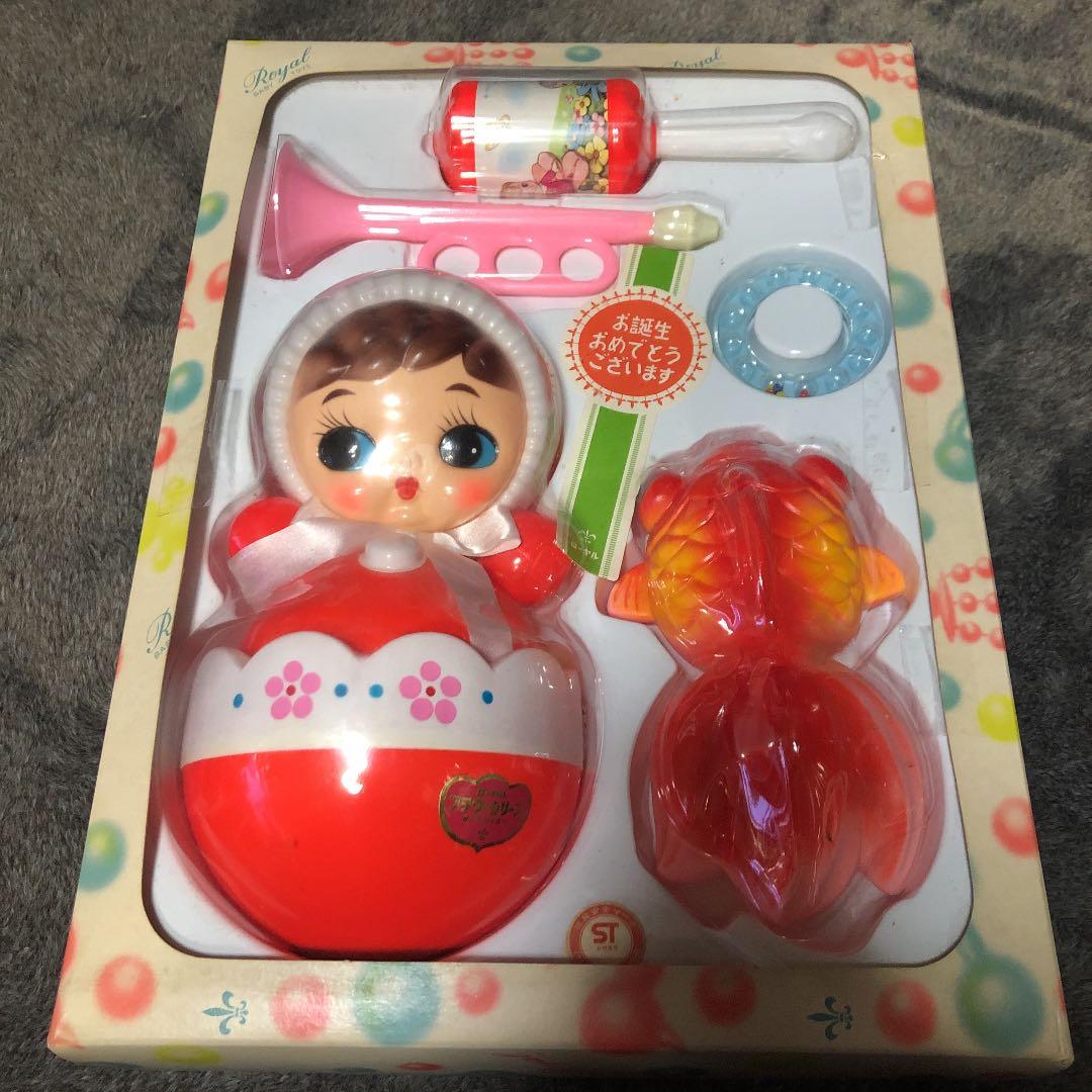 レトロ おきあがりこぼし 出産祝いセット