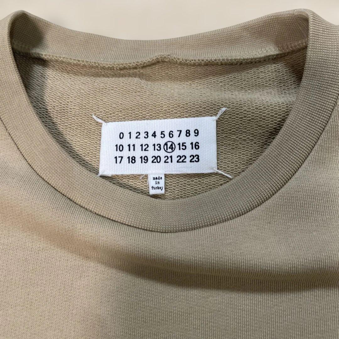 Maison M argiela ベージュ トレーナー値下げ致します❗️