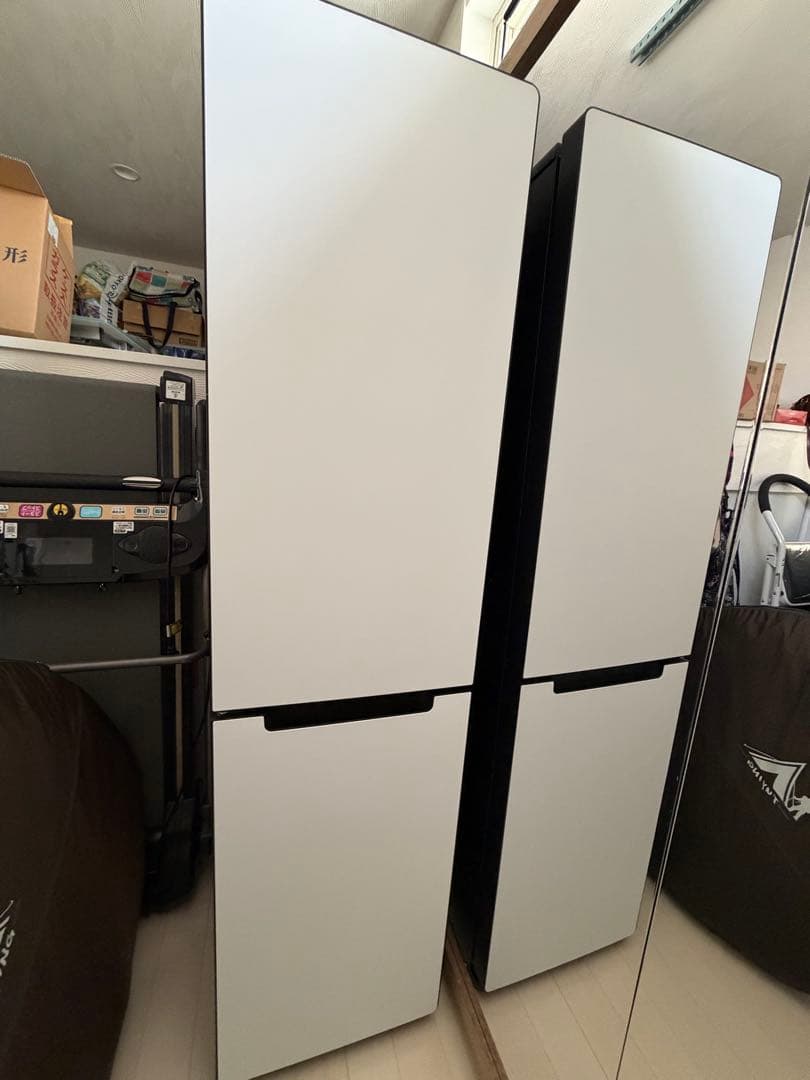 Haier JR-SX21BL-W 冷蔵庫 2ドア 208L 左開き 手渡し限定