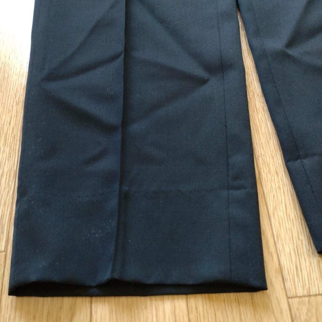 JiTan もりすん 秋冬ver尾州ウールスラックス ブラック S 裾上げ済み
