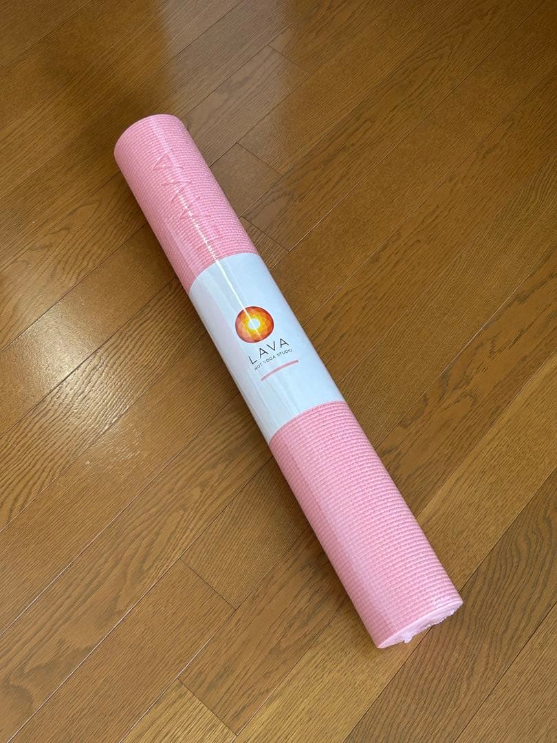 【新品未使用】LAVA MAT ヨガマット 145cm×61cm ピンク　ピーチ