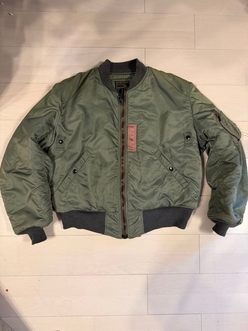 バズリクソンズ MA-1 サイズL MIL-J-8279 美品 最初期モデル
